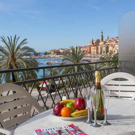 Studio Climatise Avec Terrasse Face Mer A Menton - Fr-1-196-208 Luaran gambar