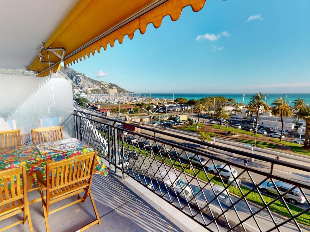 Studio Climatise Avec Terrasse Face Mer A Menton - Fr-1-196-208 Luaran gambar